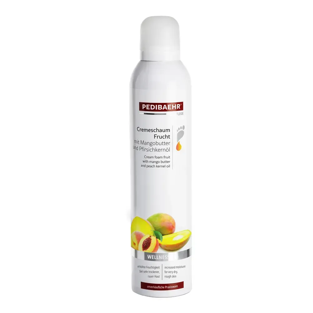 BAEHR Cremeschaum Frucht 300ml - Фруктова крем-пінка для ніг з олією манго та персика